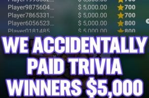 Hard Rock Bet Live Trivia payout
